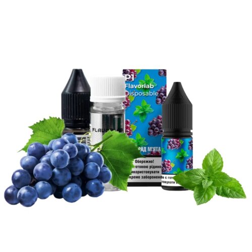 Набор для самозамеса Flavorlab Р1 (Виноград, Мята, 10 мл)