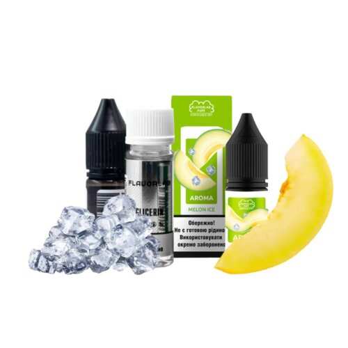 Набор для самозамеса Flavorlab Puff Melon ice (Дыня, Лёд, 10 мл)
