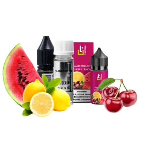 Набор для самозамеса Flavorlab Aroma MAX Watermelon cherry lemon (Арбуз, Вишня, Лимон, 30 мл)