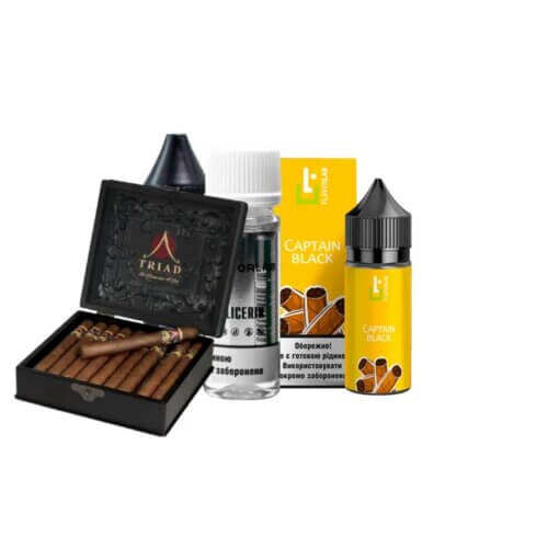 Набор для самозамеса Flavorlab Aroma MAX Capitan black (Капитан блэк, 30 мл)