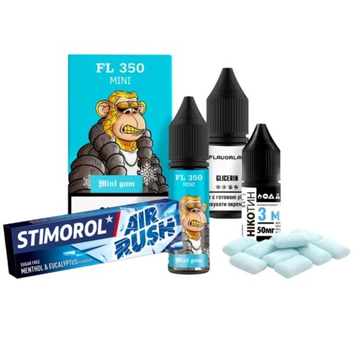Набор для самозамеса Flavorlab FL350 mini Mint Gum (Мятная жвачка, 15 мл)