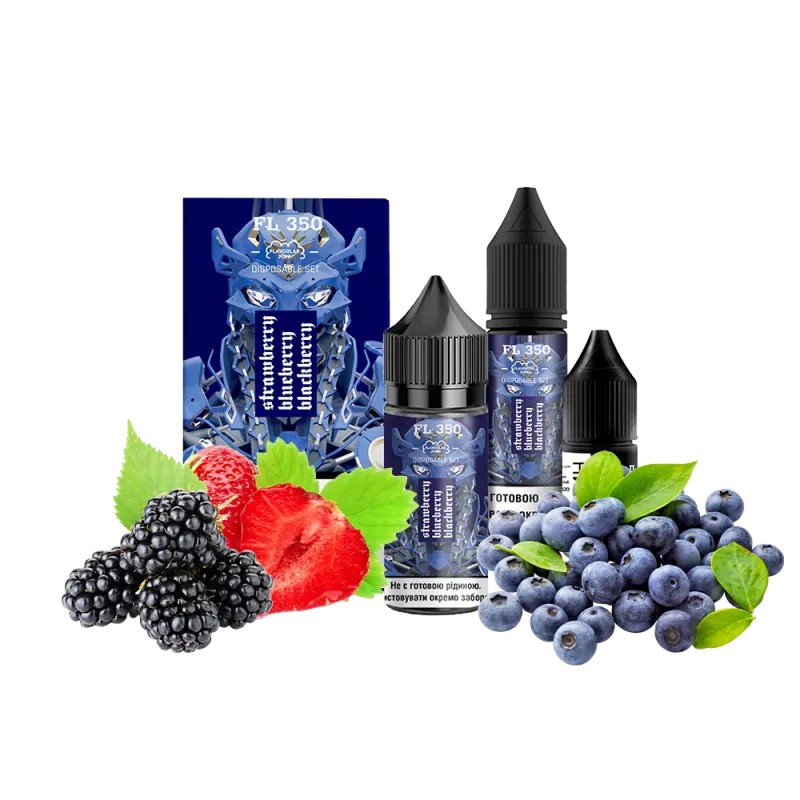 Набор для самозамеса Flavorlab FL350 Blueberry Raspberry Blackberry (Черника, Малина, Ежевика, 30 мл) Набор для самозамеса Flavorlab FL350 Blueberry Raspberry Blackberry (Черника, Малина, Ежевика, 30 мл)