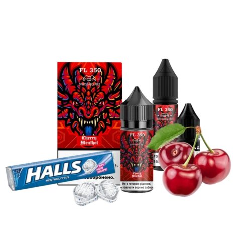 Набор для самозамеса Flavorlab FL350 Cherry Menthol (Вишня, Ментол, 30 мл)