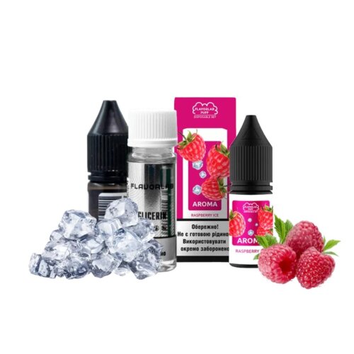 Набор для самозамеса Flavorlab Puff Raspberry Ice (Малина, Лёд, 10 мл)
