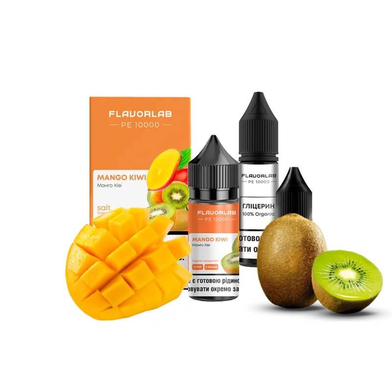 Набор для самозамеса Flavorlab PE 10000 Kiwi Mango (Киви, Манго, 30 мл) Набор для самозамеса Flavorlab PE 10000 Kiwi Mango (Киви, Манго, 30 мл)