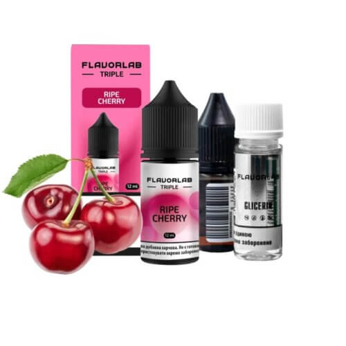 Набор для самозамеса Flavorlab Triple Strong Ripe Cherry (Вишня, 30 мл)