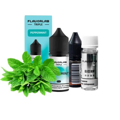 Набор для самозамеса Flavorlab Triple Strong Peppermint (Мята, 30 мл)