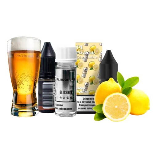 Набор для самозамеса Flavorlab Р1 (Пиво, Лимон, 10 мл)