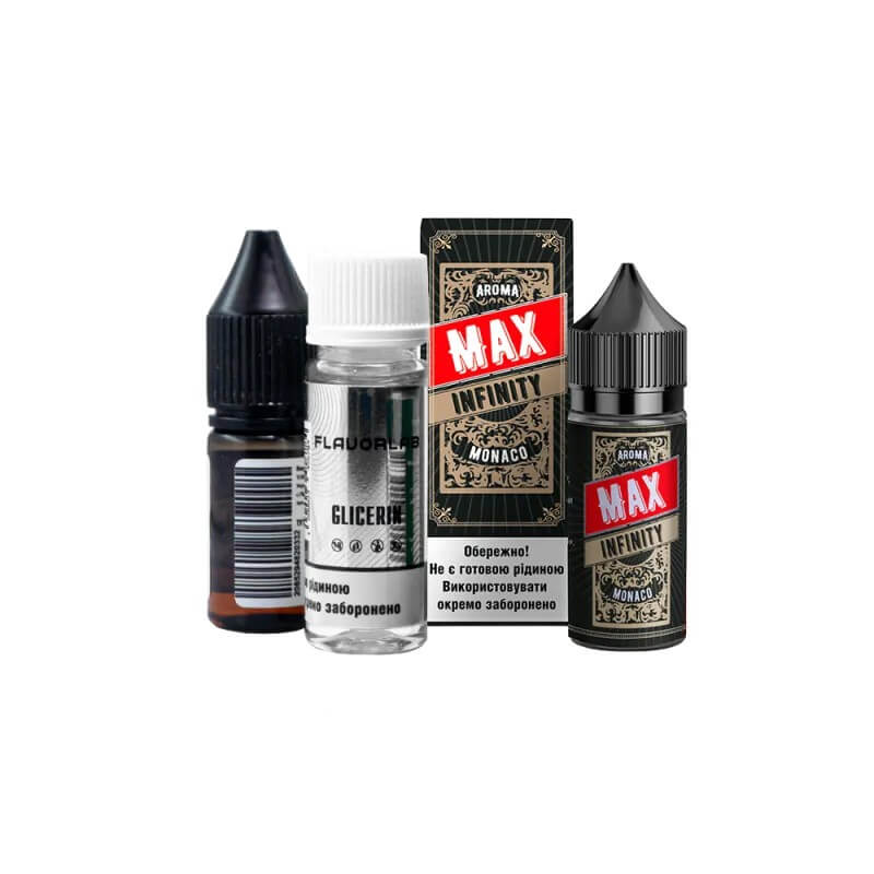 Набор для самозамеса Flavorlab Infinity MAX Strong Monaco (Табак, Орех, 30 мл) Набор для самозамеса Flavorlab Infinity MAX Strong Monaco (Табак, Орех, 30 мл)