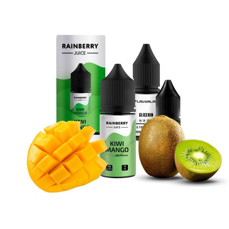 Набор для самозамеса Flavorlab Rainberry Juice Kiwi Mango (Киви, Манго, 30 мл) Набор для самозамеса Flavorlab Rainberry Juice Kiwi Mango (Киви, Манго, 30 мл)