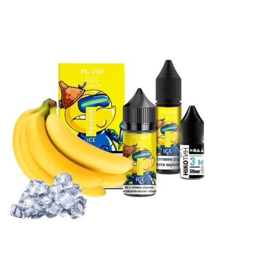Набор для самозамеса Flavorlab FL350 Ice Banana (Банан, Лёд, 30 мл)