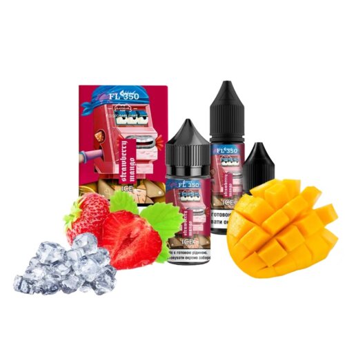 Набор для самозамеса Flavorlab FL350 Ice Strawberry mango (Клубника, Манго, Лёд, 30 мл)