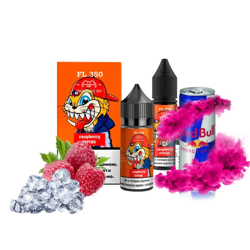 Набор для самозамеса Flavorlab FL350 Ice Raspberry energy (Малиновый энергетик, Лёд, 30 мл) Набор для самозамеса Flavorlab FL350 Ice Raspberry energy (Малиновый энергетик, Лёд, 30 мл)