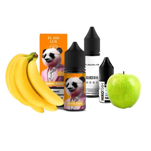 Набор для самозамеса Flavorlab FL350 LUX Banana Apple (Банан, Яблоко, 30 мл)