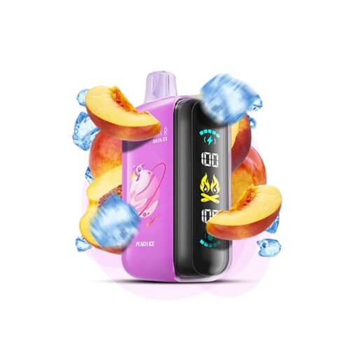Одноразовый POD Elf Bar Raya D3 25000 Peach Ice (Персик, Лёд)