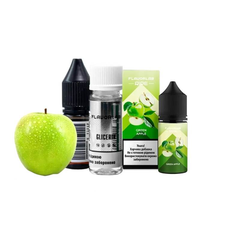Набор для самозамеса Flavorlab Ripe Green apple (Зеленое яблоко, 30 мл) Набор для самозамеса Flavorlab Ripe Green apple (Зеленое яблоко, 30 мл)