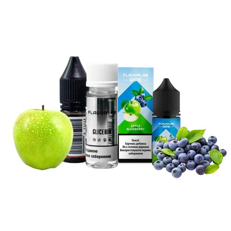 Набор для самозамеса Flavorlab Ripe Apple Blueberry (Яблоко, Черника, 30 мл) Набор для самозамеса Flavorlab Ripe Apple Blueberry (Яблоко, Черника, 30 мл)