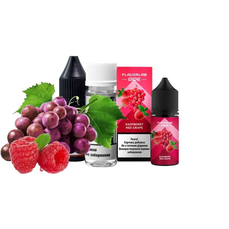 Набор для самозамеса Flavorlab Ripe Raspberry Red Grape (Малина, Виноград, 30 мл) Набор для самозамеса Flavorlab Ripe Raspberry Red Grape (Малина, Виноград, 30 мл)