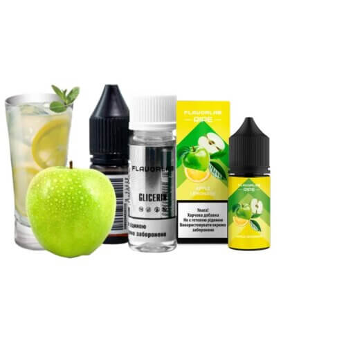 Набор для самозамеса Flavorlab Ripe Apple lemonade (Яблоко, Лимонад, 30 мл)