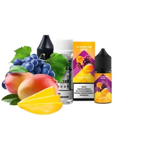 Набор для самозамеса Flavorlab Ripe Mango Grape (Манго, Виноград, 30 мл)