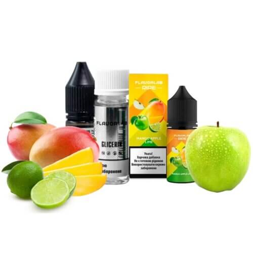 Набор для самозамеса Flavorlab Ripe Mango Apple Lime (Манго, Яблоко, Лайм, 30 мл)