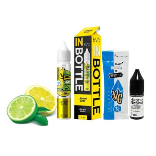 Набор для самозамеса In Bottle EVO Lemon Lime (Лимон, Лайм, 50 мг, 30 мл)