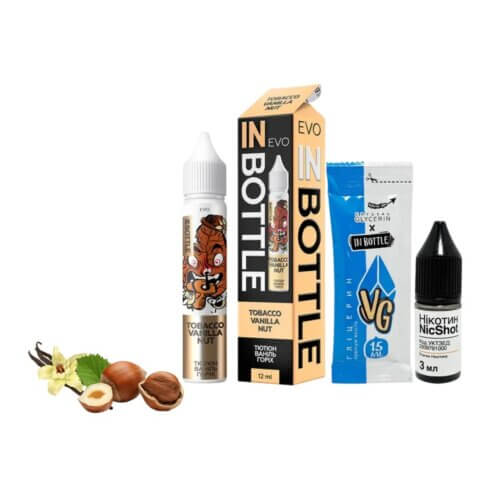 Набор для самозамеса In Bottle EVO Tobacco Vanilla Nut (Табак, Ваниль, Орех, 50 мг, 30 мл)